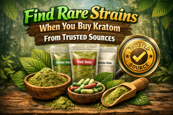 Find Rare Strains When You Buy Kratom From Trusted Sources