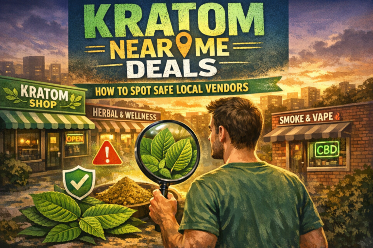 Kratom Near Me Deals How to Spot Safe Local Vendors